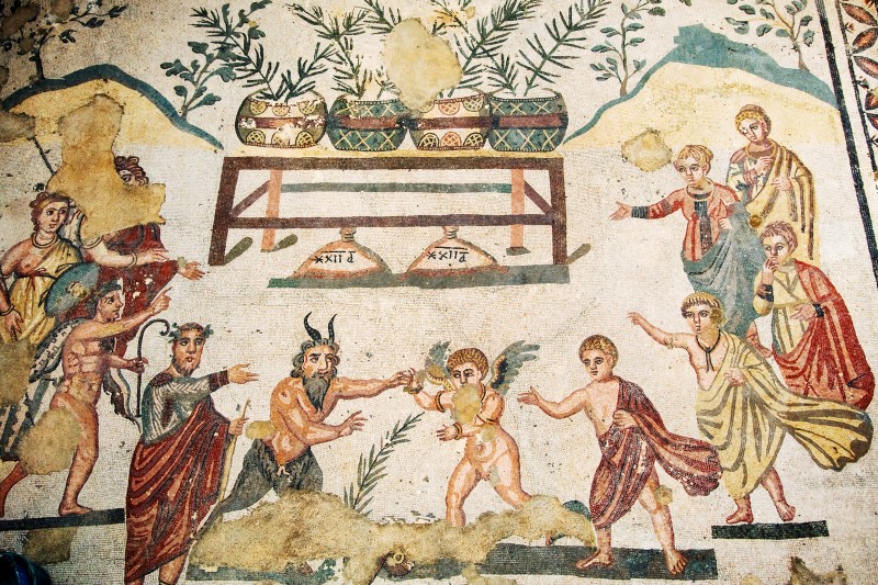Roman Villa Mosaic - Sicily