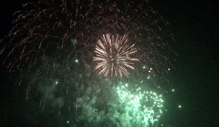 Fuochi d'artificio Festino Santa Rosalia 14/07/2016