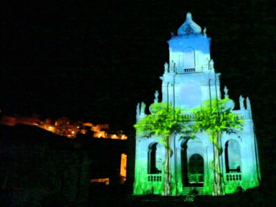 Projection mapping 3d San paolo 2014 Palazzolo Acreide