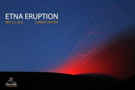 Etna Eruption - May 25, 2016