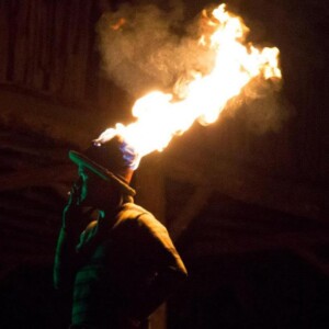 Festa Del Fuoco Fire Poi and Fire Hat