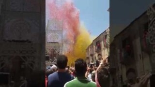 Spettacolare "sciuta " di san Paolo apostolo Palazzolo Acreide 29 /06/2017 ore 13:00