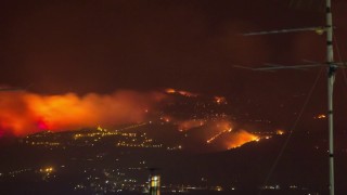 Timelapse incendi Chiaramonte 30/06/2017