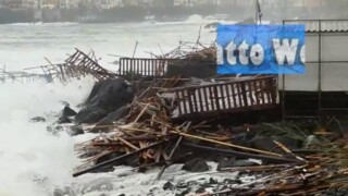 mareggiata Aci trezza 2018