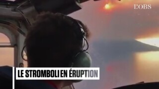 Les images de la puissante éruption du Stromboli en Italie