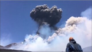Mount Etna Volcano Eruption - Italy - Jul. 27, 2019