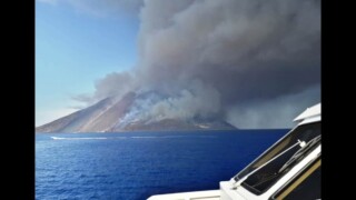 Esplosione sullo Stromboli   3 luglio 2019